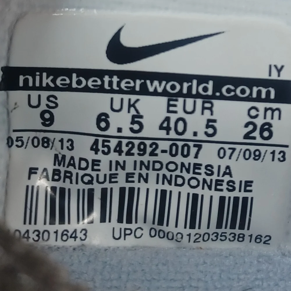 Nike Braata Lite Gray Suede Sneakers Casual Shoes Women's Size 9 Trainers